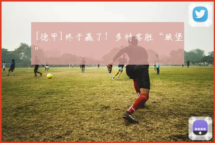 [德甲]终于赢了！多特客胜“狼堡”