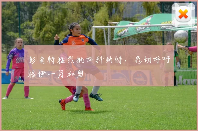 彭南特猛烈批评科纳特，急切呼吁格伊一月加盟